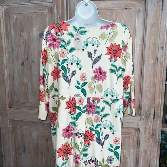 J. Jill Floral Dress Women’s 1X NEW - Picture 5 of 11